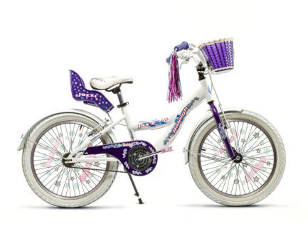 BICICLETA RALEIGH JAZZI RODADO 20 (Blanco/Violeta)