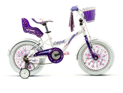 BICICLETA RALEIGH LIL HONEY RODADO 16 (Blanco/Violeta)
