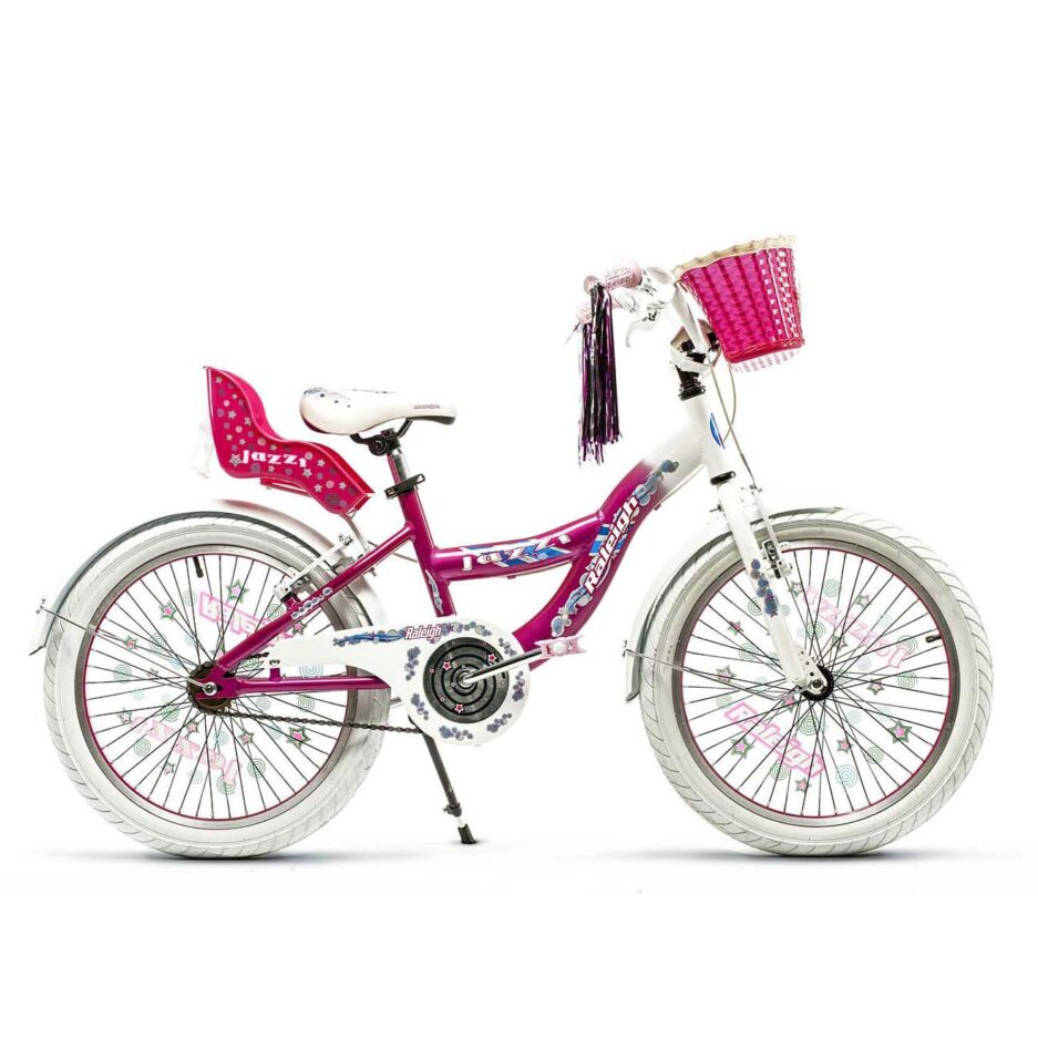 BICICLETA RALEIGH JAZZI RODADO 20 (Blanco/Rosa)