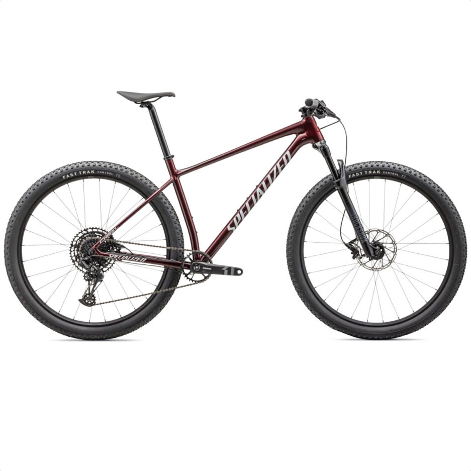BICICLETA SPECIALIZED CHISEL COMP 2023 (Gloss Red Tint Over Smoke/White)