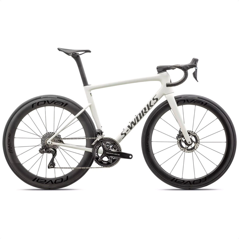 BICICLETA S-WORKS TARMAC SL8 – Shimano Dura-Ace Di2 (Satin Fog Tint/Green Ghost Pearl/Red Ghost Pearl Fade)