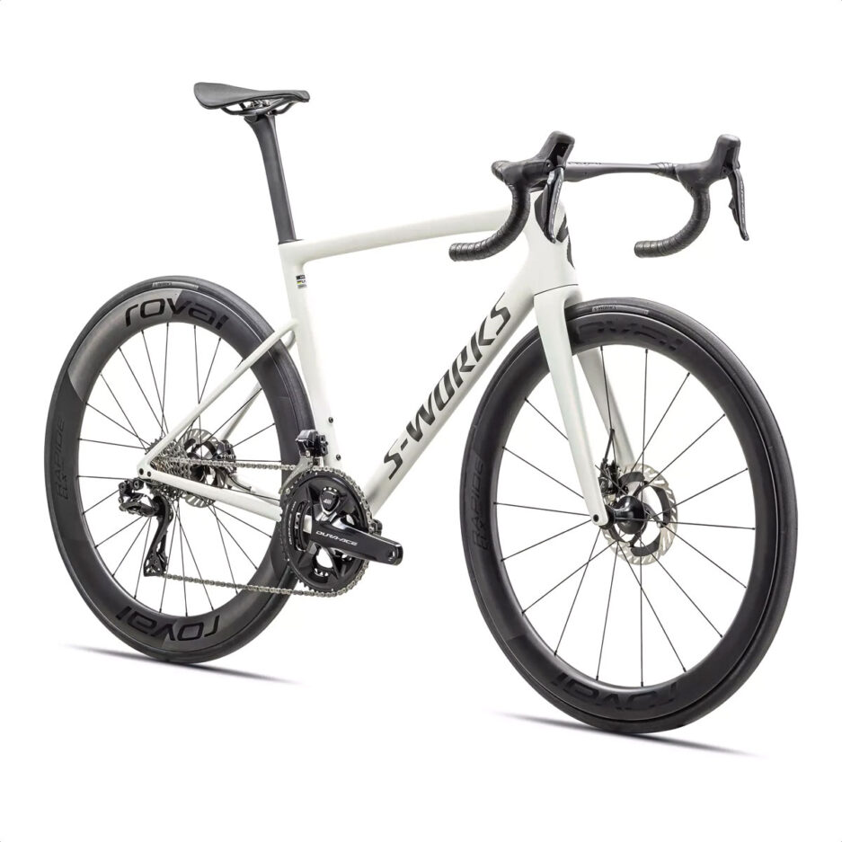 BICICLETA S-WORKS TARMAC SL8 – Shimano Dura-Ace Di2 (Satin Fog Tint/Green Ghost Pearl/Red Ghost Pearl Fade)