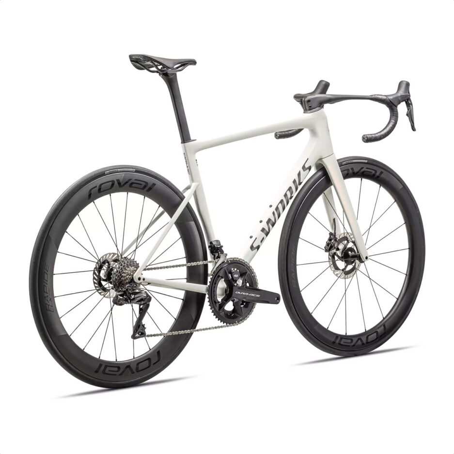 BICICLETA S-WORKS TARMAC SL8 – Shimano Dura-Ace Di2 (Satin Fog Tint/Green Ghost Pearl/Red Ghost Pearl Fade)