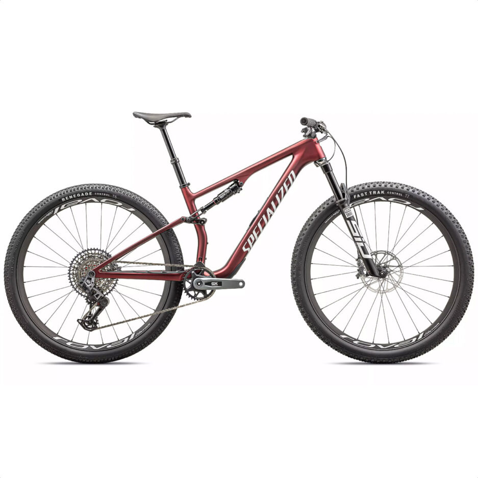 BICICLETA SPECIALIZED EPIC 8 EXPERT (Satin Red Sky/White)
