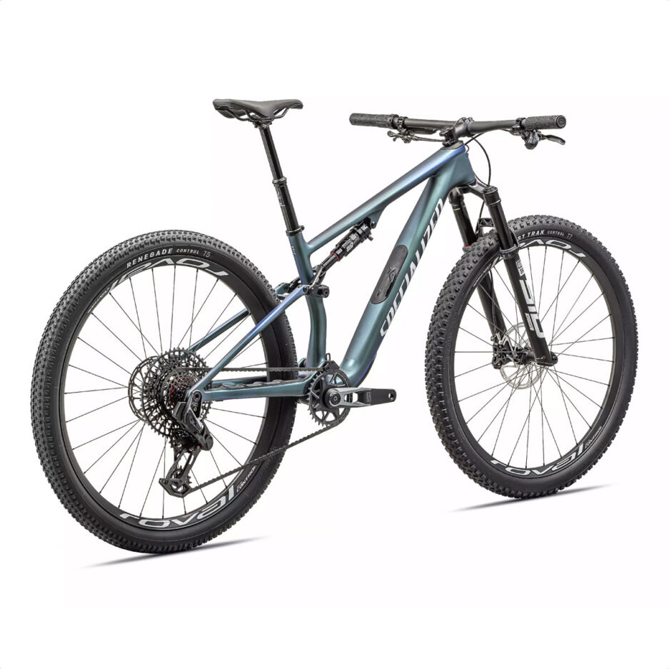 BICICLETA SPECIALIZED EPIC 8 PRO (Satin Carbon/Metallic Sapphire/Metallic White Silver)