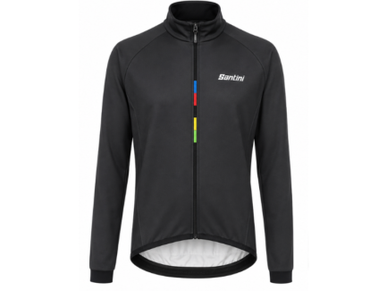 CAMPERA SANTINI UNISEX UCI RAINBOW OFFICIAL (Black)