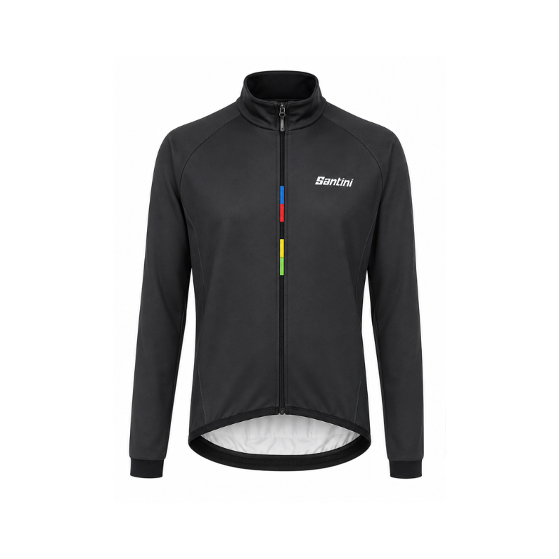 CAMPERA SANTINI UNISEX UCI RAINBOW OFFICIAL (Black)