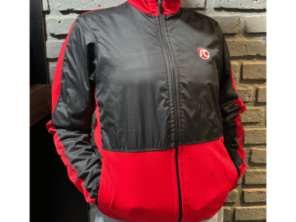 CAMPERA DE CICLISMO STEVEN C FRISADA CON ROMPEVIENTO (Roja)