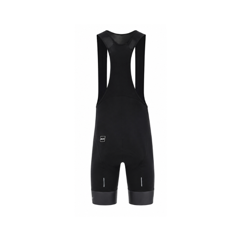 CALZA CORTA CON TIRADORES SANTINI HORIZON (Black) - Imagen 2