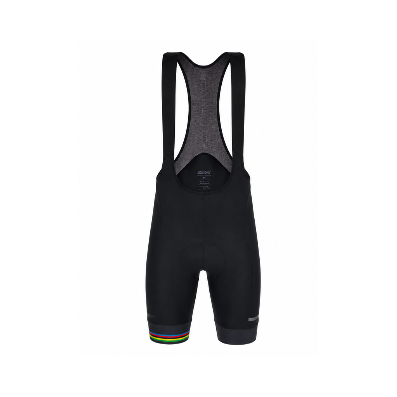 CALZA CORTA CON TIRADORES SANTINI UCI (Black)