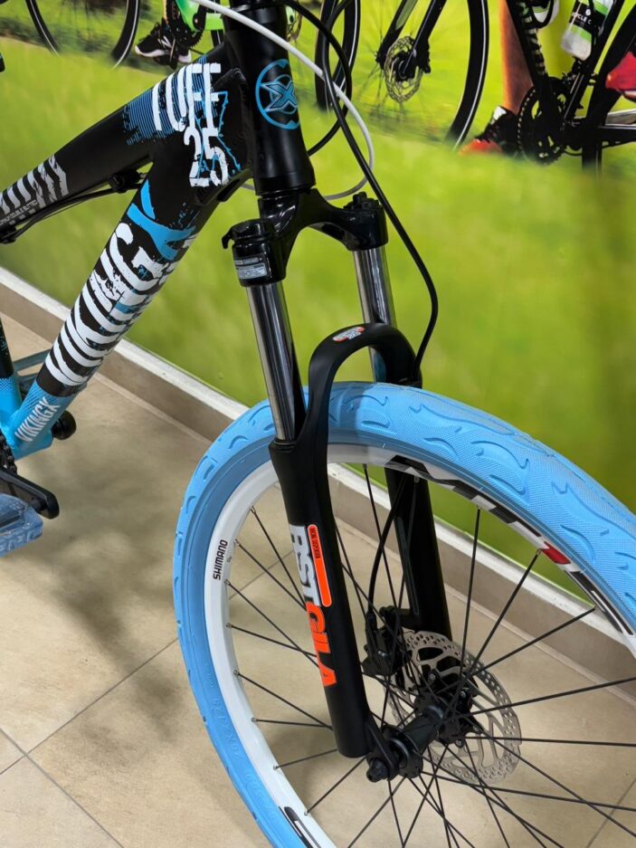 BICICLETA VIKINGX TUFF 25 (Black/Blue) - Imagen 5