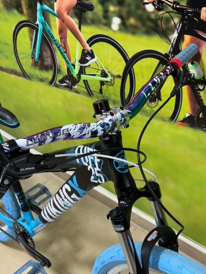 BICICLETA VIKINGX TUFF 25 (Black/Blue) - Imagen 6