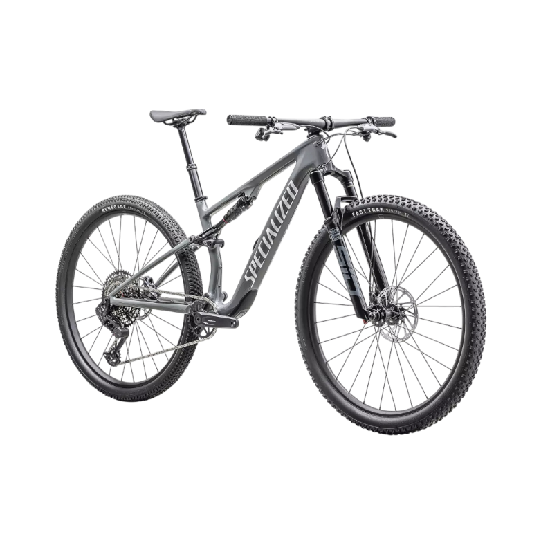 BICICLETA SPECIALIZED EPIC 8 COMP (Gloss Ashen Gray / White) - Imagen 2