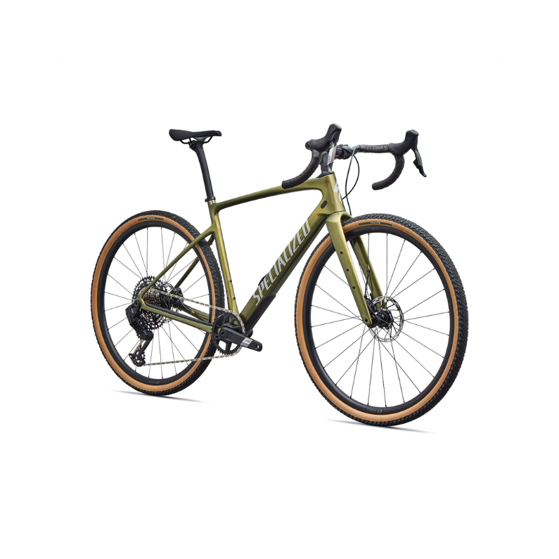 BICICLETA SPECIALIZED DIVERGE 4 COMP CARBON (Laurel Green Metallic/dolomite Metallic) - Imagen 3
