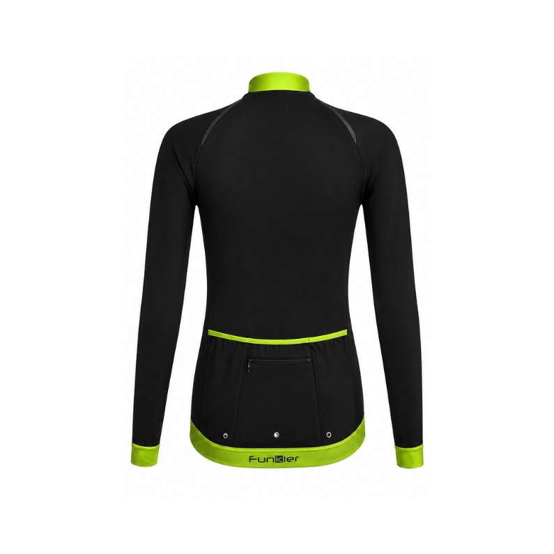 CAMPERA FUNKIER BERNALDA HOMBRE (Negro/Verde Fluor) - Imagen 2