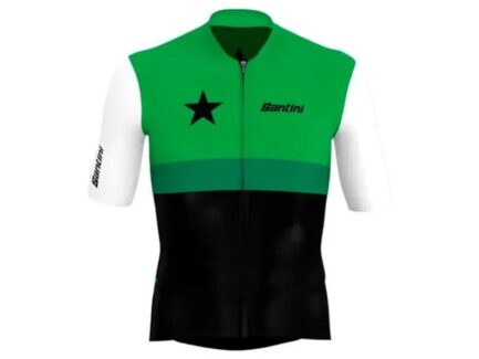 JERSEY SANTINI BLACK STAR SUMMER (Verde/Blanco)