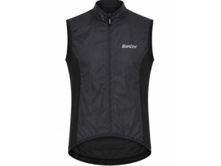 CHALECO ROMPEVIENTO SANTINI TRAIL HOMBRE BLACK