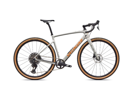 BICICLETA SPECIALIZED DIVERGE 4 COMP CARBON (Dolomite Metallic/Orange Zest)