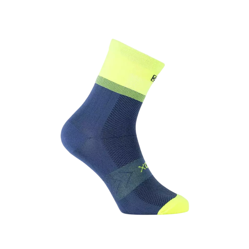 MEDIA SOX FLUOBIKE (Azul/Amarillo)