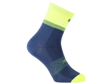 MEDIA SOX FLUOBIKE (Azul/Amarillo)