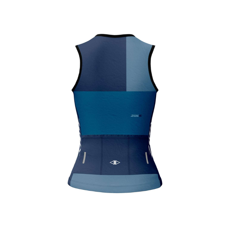 MUSCULOSA CAIRO CUBE ZIROOX MUJER (Azul) - Imagen 2