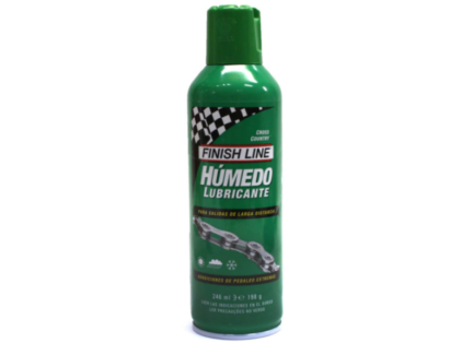 LUBRICANTE BICICLETA FINISH LINE HUMEDO AEROSOL (246 ml