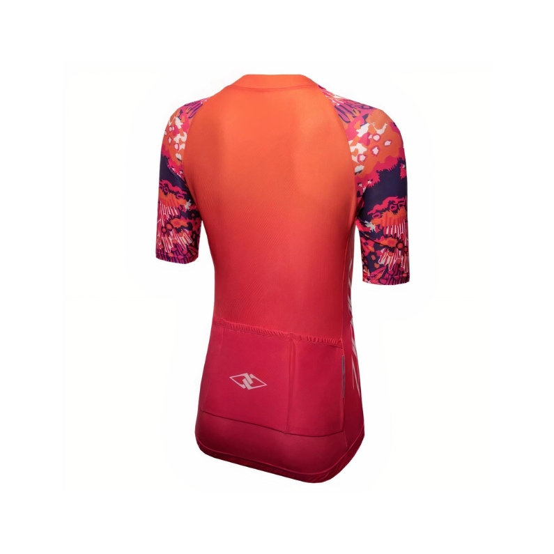 JERSEY ZIROOX MILAN FLOWERS MUJER (Naranja) - Imagen 2