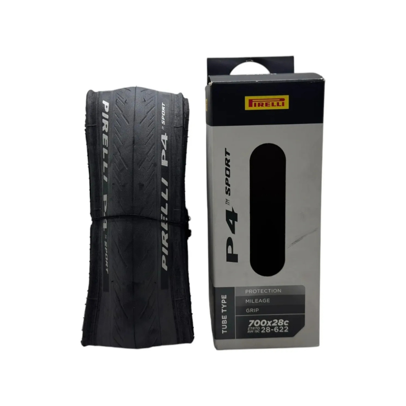 CUBIERTA PIRELLI P4 SPORT 700x28c CON CAMARA 700x28c (Black)