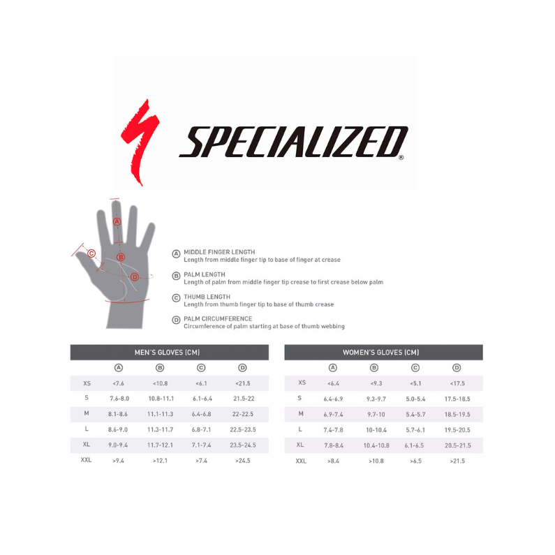 GUANTES LARGOS SPECIALIZED SPORT GEL MUJER (Vivid Red) - Imagen 3