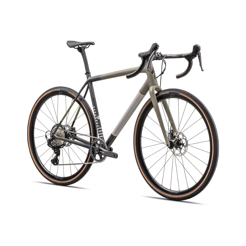 BICICLETA SPECIALIZED CRUX COMP 2024 (Satin Taupe/Smoke/Midnight Shadow/Metallic Spruce) - Imagen 2