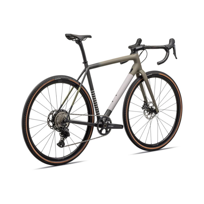 BICICLETA SPECIALIZED CRUX COMP 2024 (Satin Taupe/Smoke/Midnight Shadow/Metallic Spruce) - Imagen 3