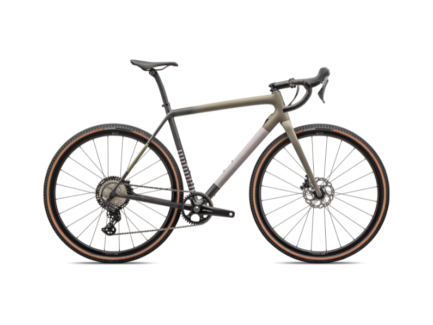 BICICLETA SPECIALIZED CRUX COMP 2024 (Satin Taupe/Smoke/Midnight Shadow/Metallic Spruce)